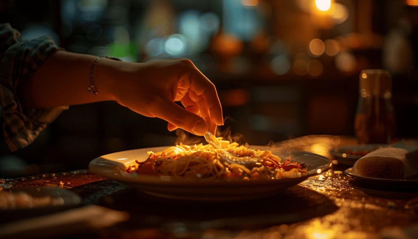 Repas dans le noir, expérience culinaire pour les sens